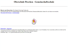 Tablet Screenshot of gemeinschaftsschule-pieschen.de